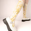 Yellow Leaf Knee Socks for Girls & Women | Fun and Stylish | Versatile and Comfortable Knee Socks | Gift Idea |