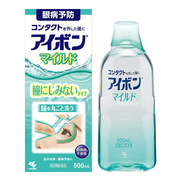 小林洗眼液 500ml 浅绿 清凉度0 不刺激