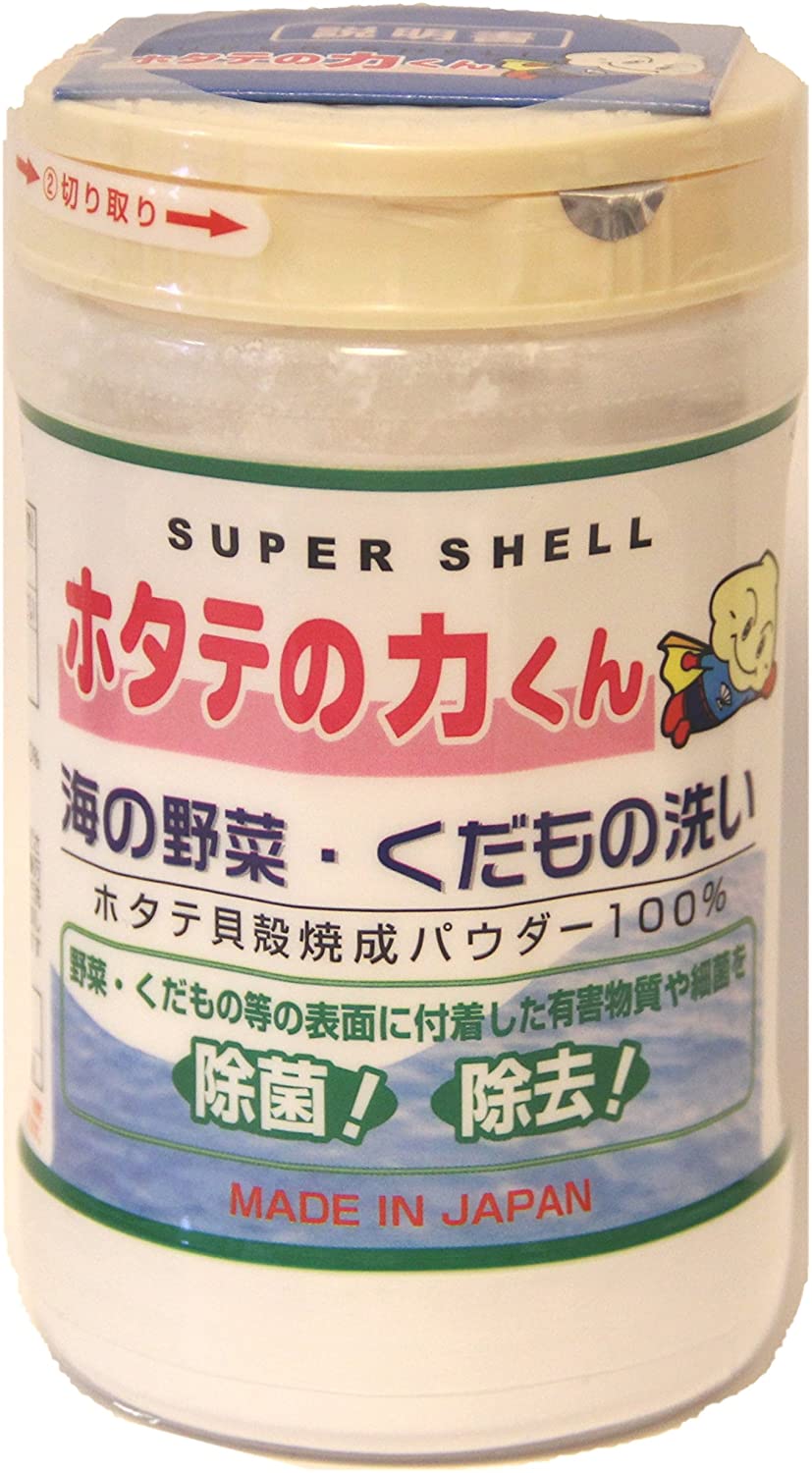 日本汉方研究所 Super Shell贝壳蔬果洗菜粉 清洗剂 90g