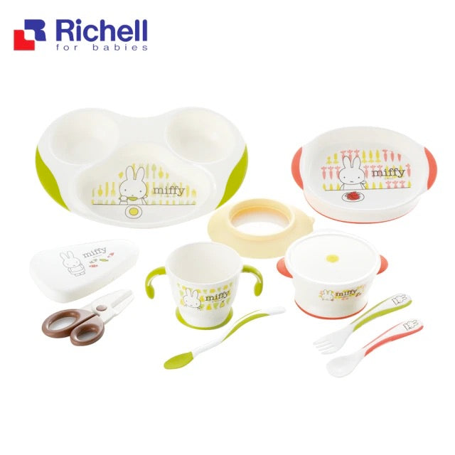 Richell miffy 餐具 Set