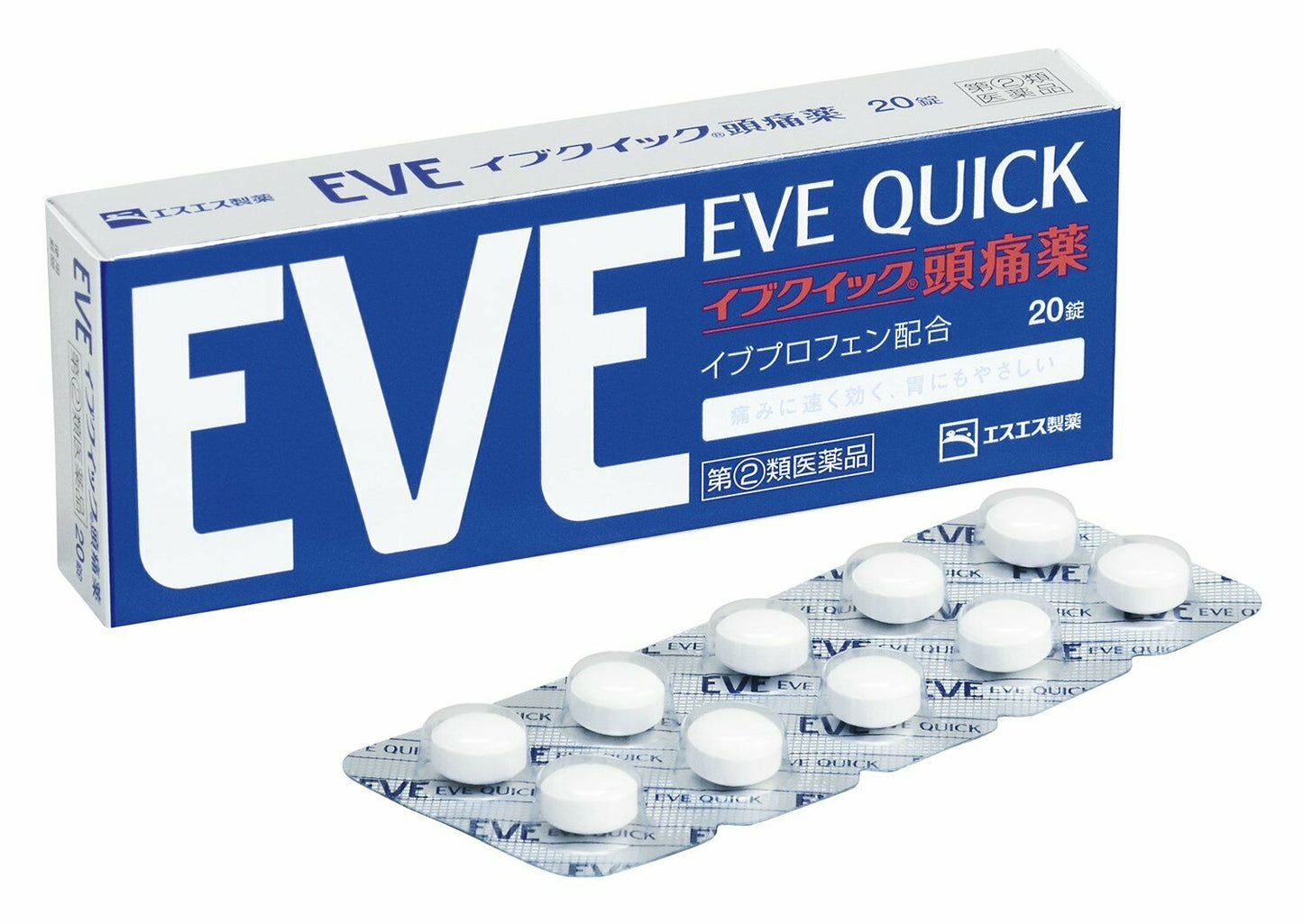 白兔制药 EVE Quick 止痛片头痛药